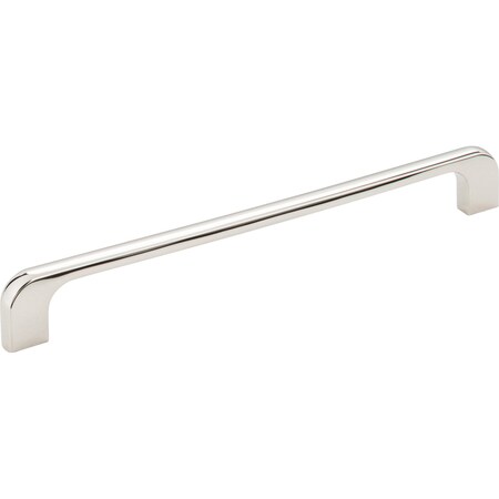 Jeffrey Alexander 192 mm Center-to-Center Polished Nickel Alvar Cabinet Pull 264-192NI